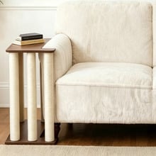 Lumi Side Table with Left Cat Scratching Board